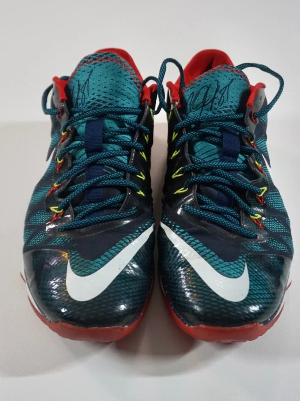 2015 NIKE CJ3 Flyweave Midnight Navy Calvin Johnson Men's Sz 11.5 DETROIT